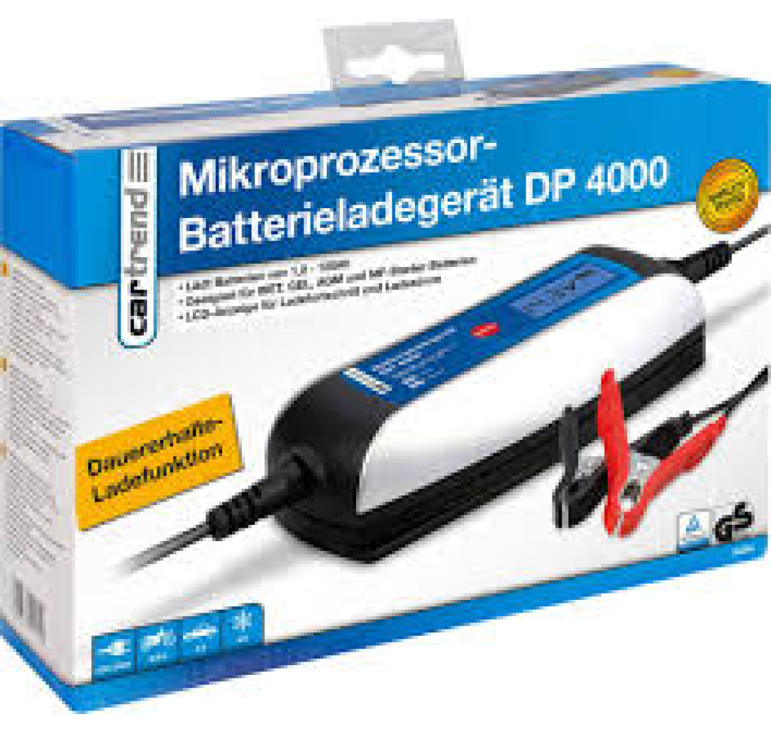 PUNJAČ AKUMULATORA INTELIGENT 12V/4A DP4000 CARTREND