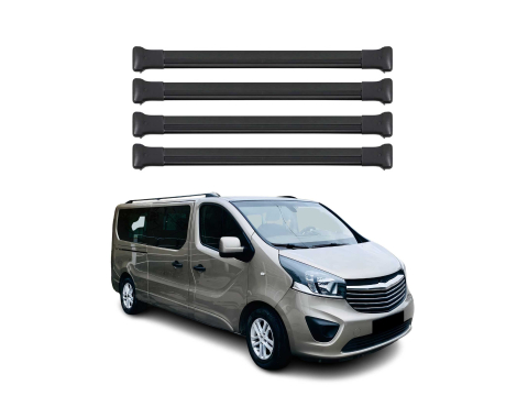 Krovni nosači OPEL VIVARO A B 2001-2019 | aluminij | Molydon