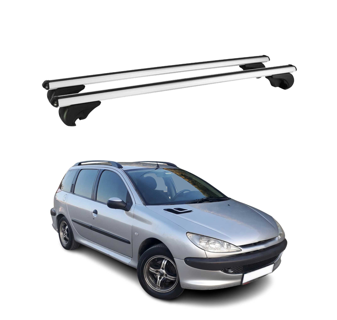 Krovni nosači PEUGEOT 206 SW 2002-2003 | aluminij | Molydon