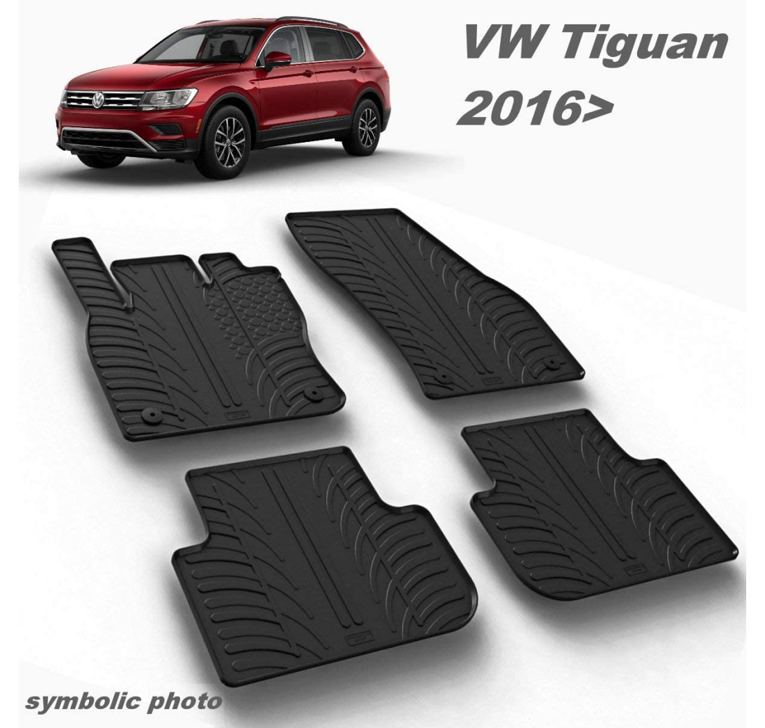 Tipski gumeni tepisi za VW: Tiguan 04.2016->