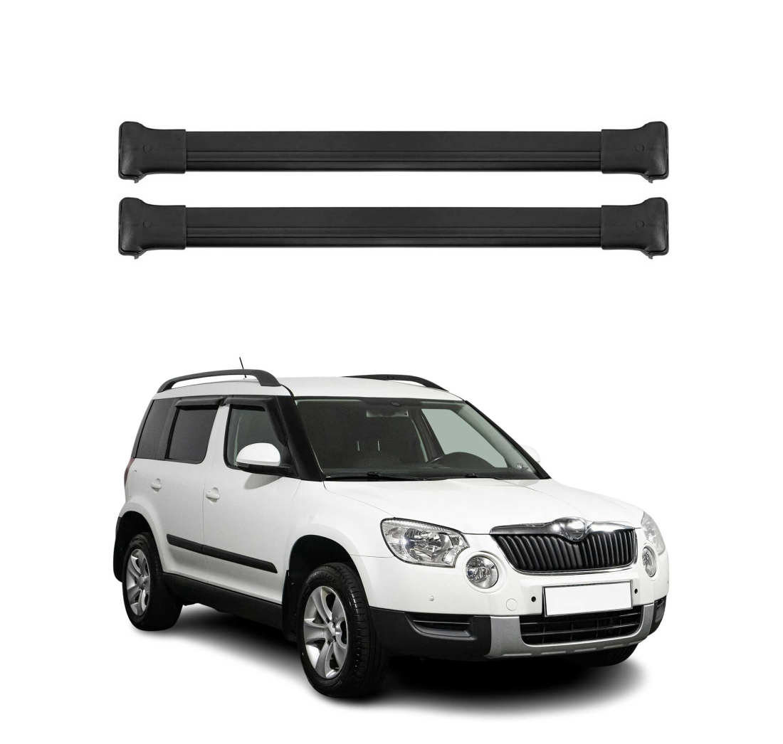 Krovni nosači SKODA YETI 2009-2017 | aluminij | Molydon