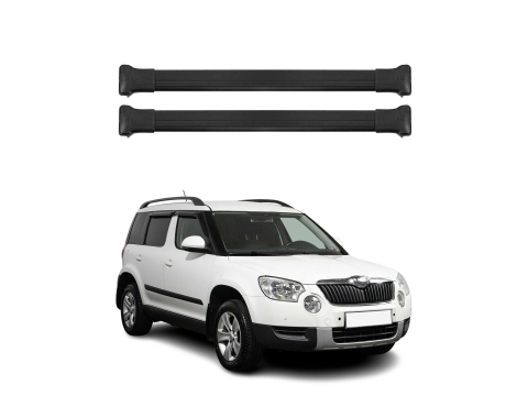 Krovni nosači SKODA YETI 2009-2017 | aluminij | Molydon