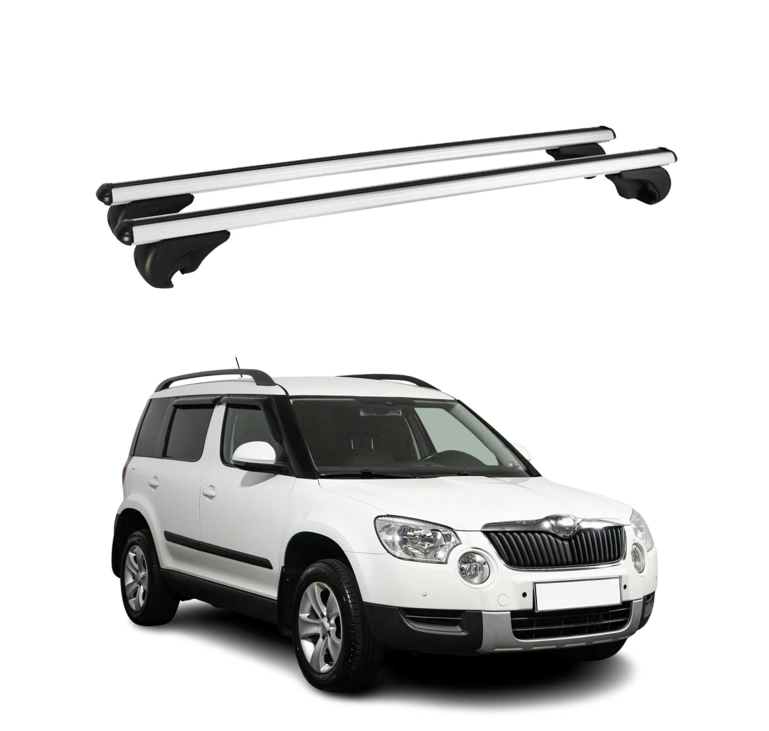 Krovni nosači SKODA YETI 2009-2017 | aluminij | Molydon