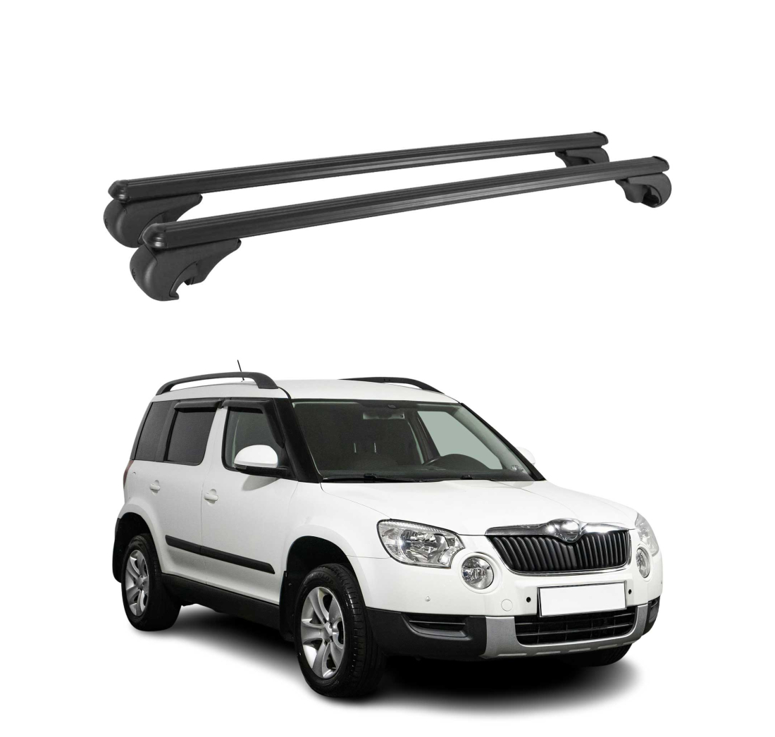 Krovni nosači SKODA YETI 2009-2017 | aluminij | Molydon