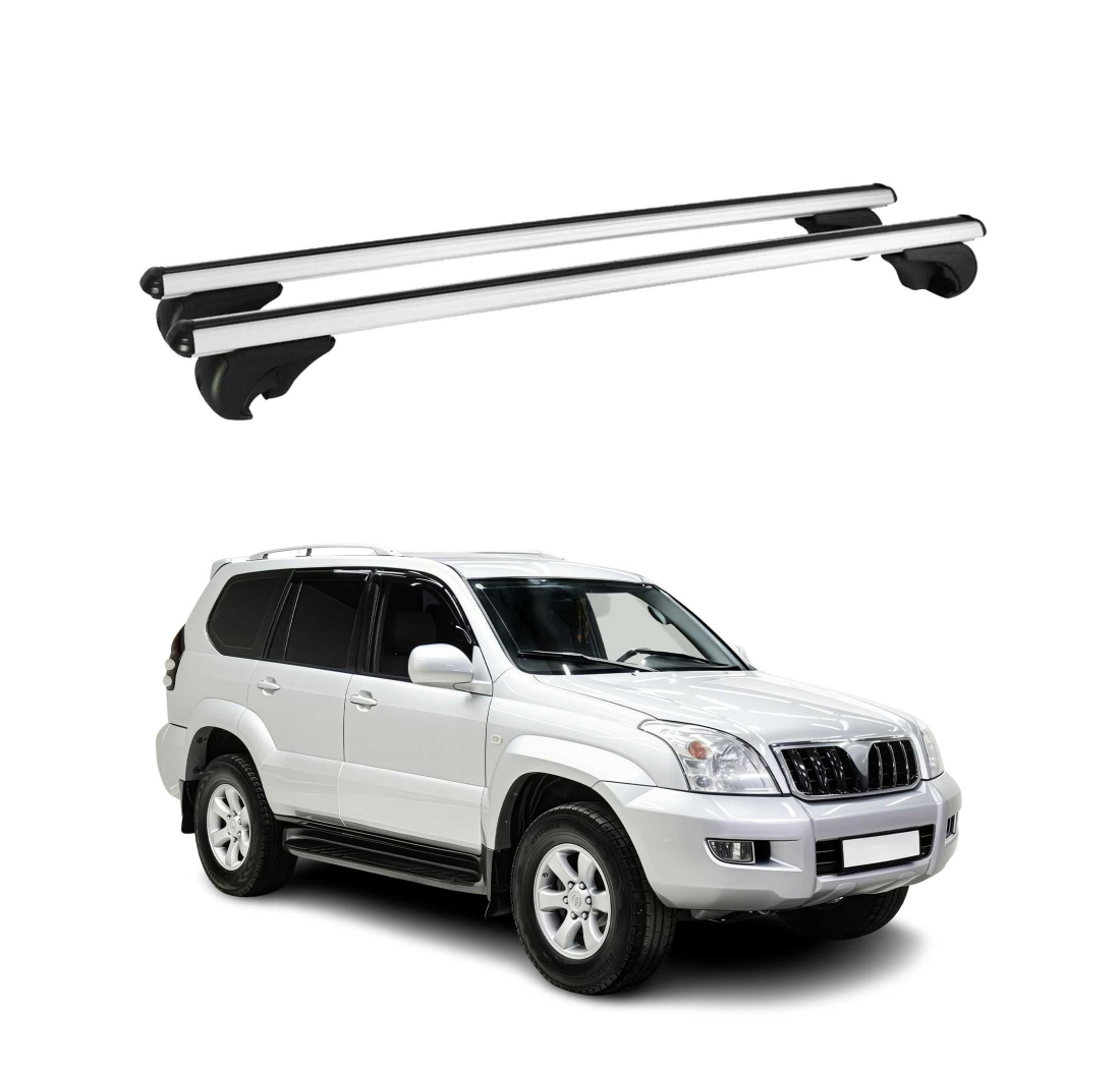 Krovni nosači TOYOTA LAND CRUISER J12 2002-2009 | aluminij | Molydon
