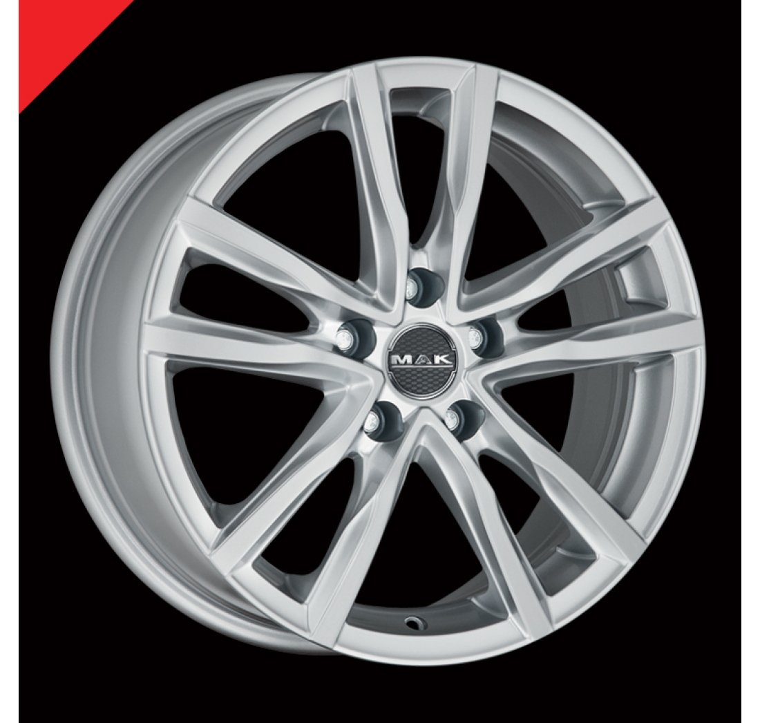 MILANO FF 7X17 ET40 5/115 MAK (76) SILVER