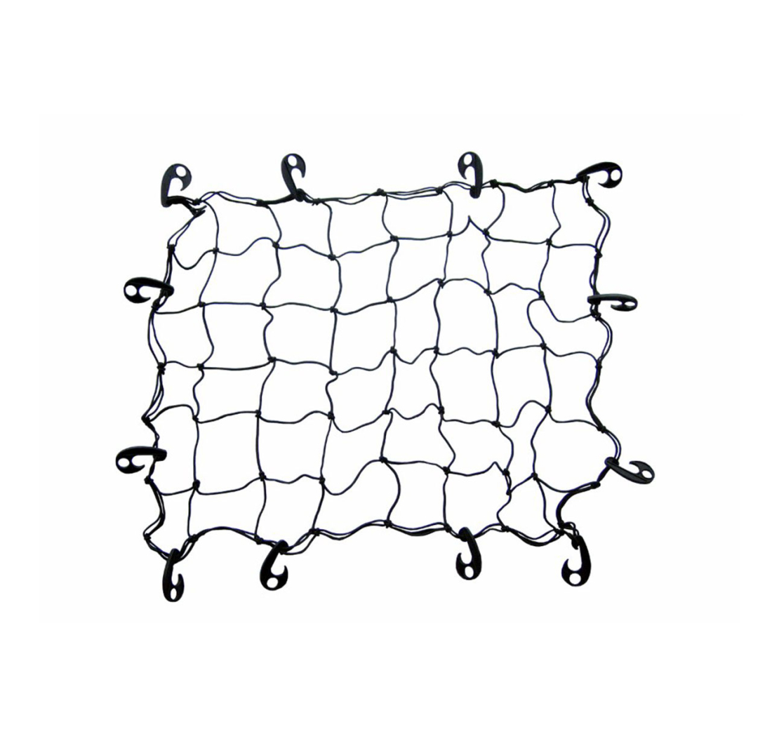 MREŽA ZA PRTLJAŽNIK 120X80cm CRNA VERTEX