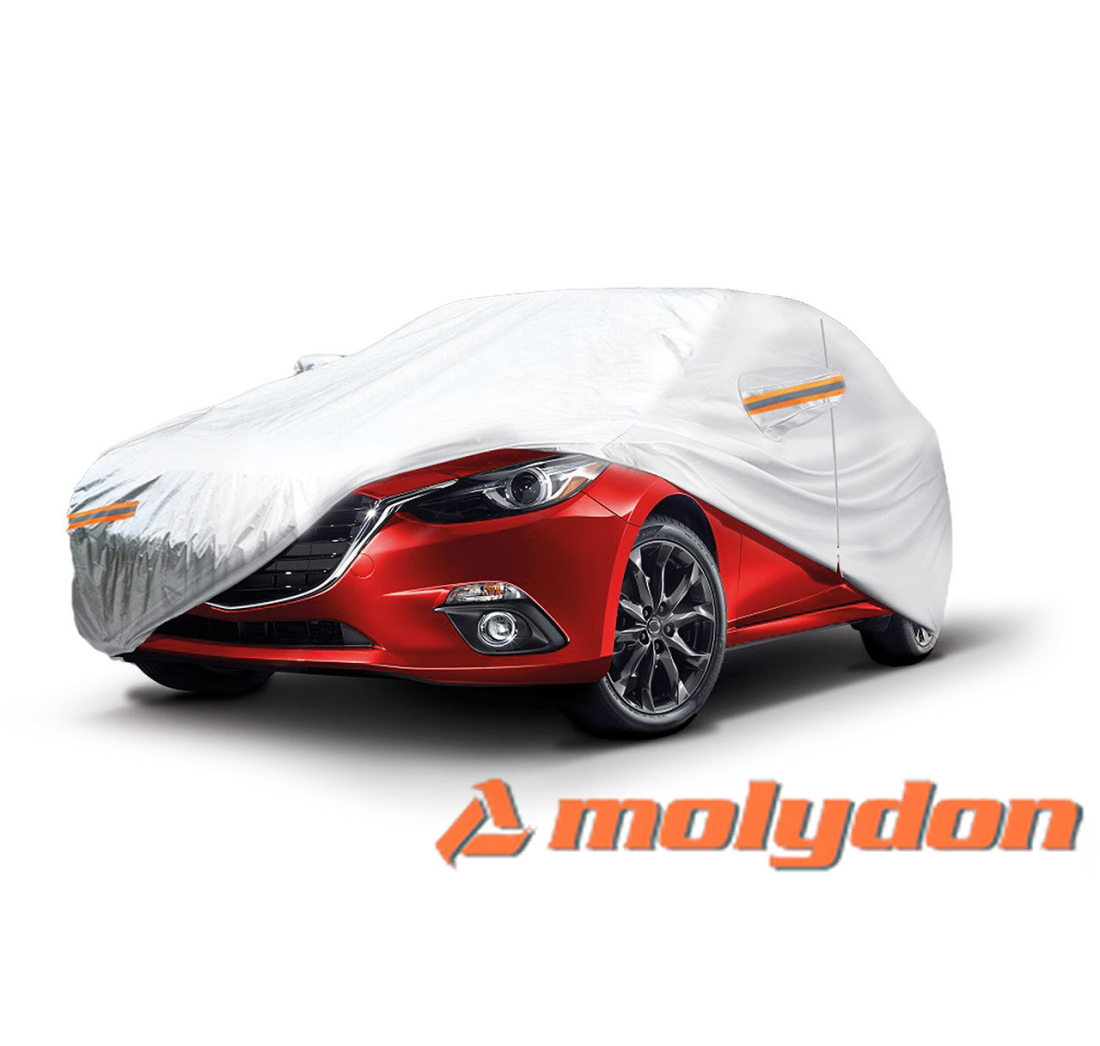 CERADA ZA AUTO SA ZATVARAČEM REFLEKTIRAJUĆA SREBRENA XL PAMUK