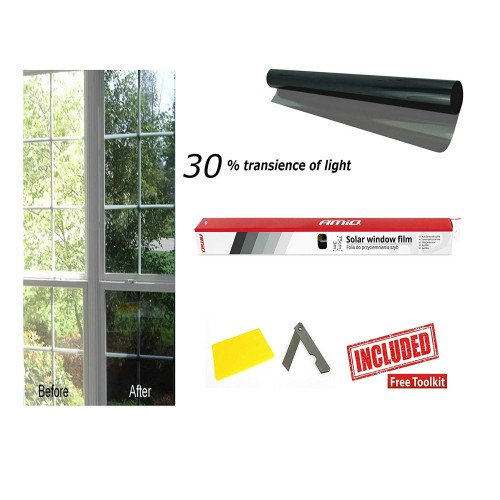 FOLIJA ZA STAKLA BLACK 30 0,5X3M FOLIJA ZA STAKLA BLACK 30 0,5X3M