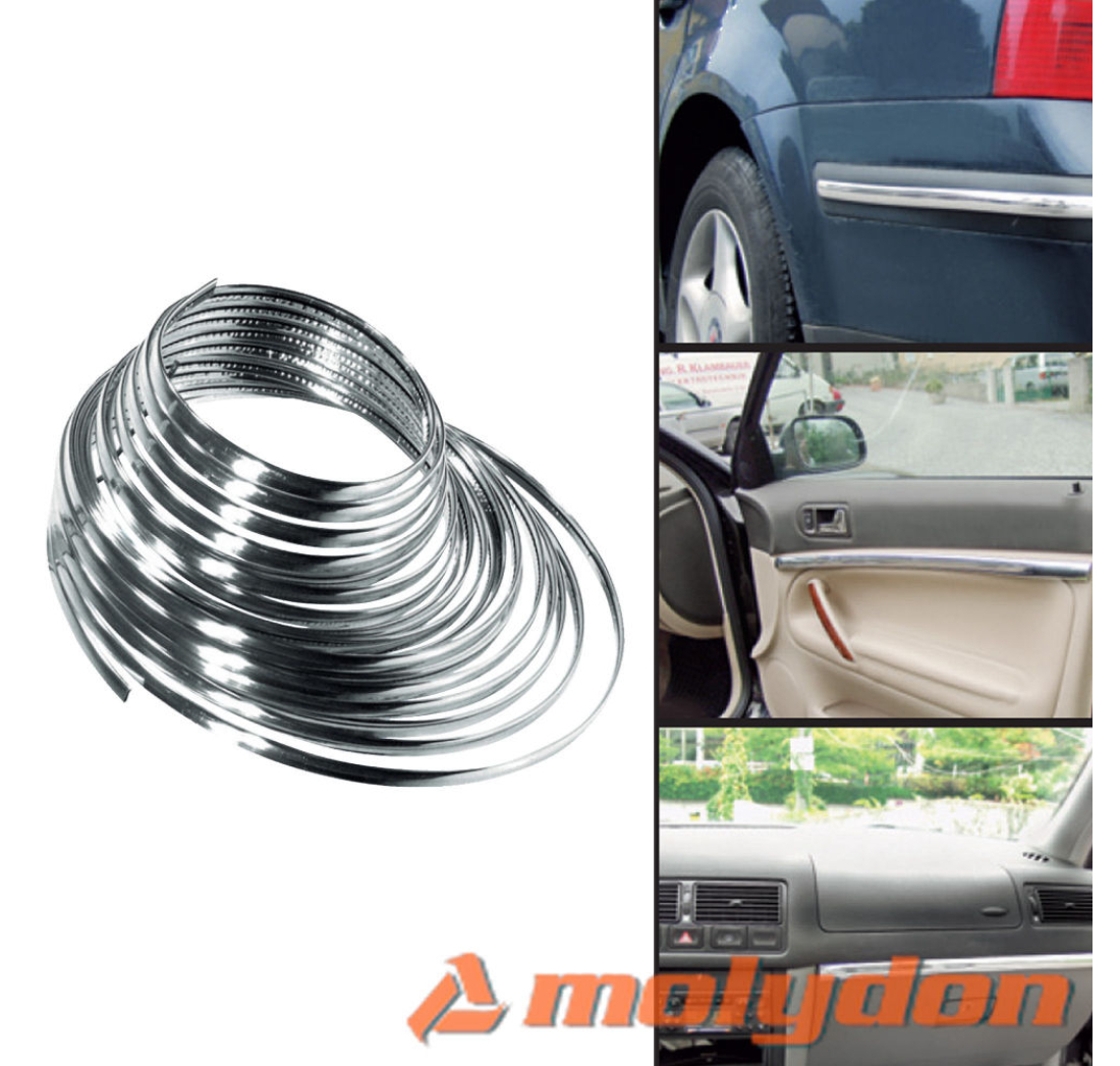 TRAKA DEKORATIVNA CHROM 5m D21mm (SAMOLJEPIVA)