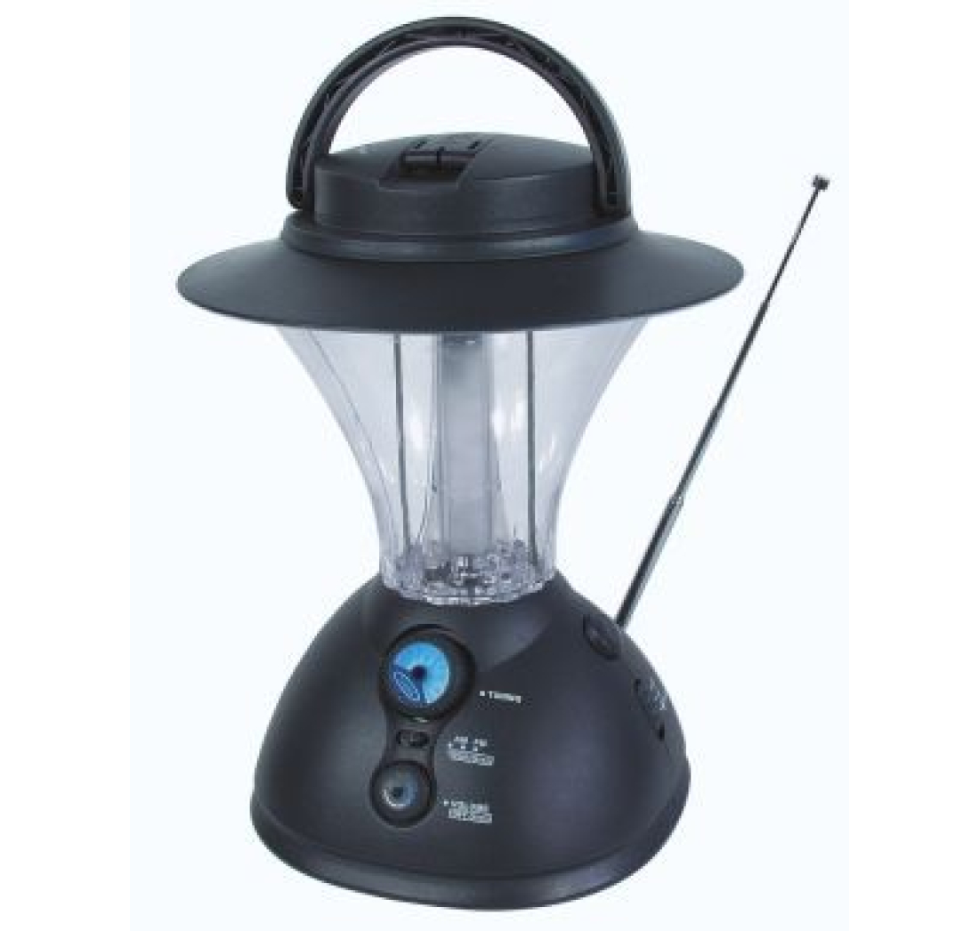 KAMPING SVJETILJKA SA DINAMOM,RADIOM I ALARM.-OUTLET