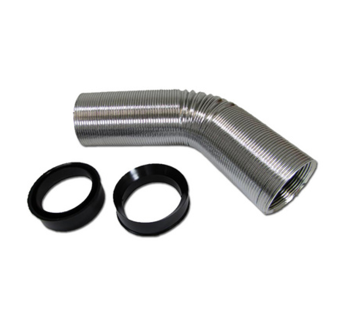 GIBLJIVA CIJEV DOVODA ZRAKA AIR INTAKE SREBRNA