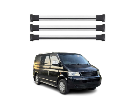 Krovni nosači VW T5 T6 TRANSPORTER MULTIVAN CARAVELLE 2003-2024 | aluminij | Molydon