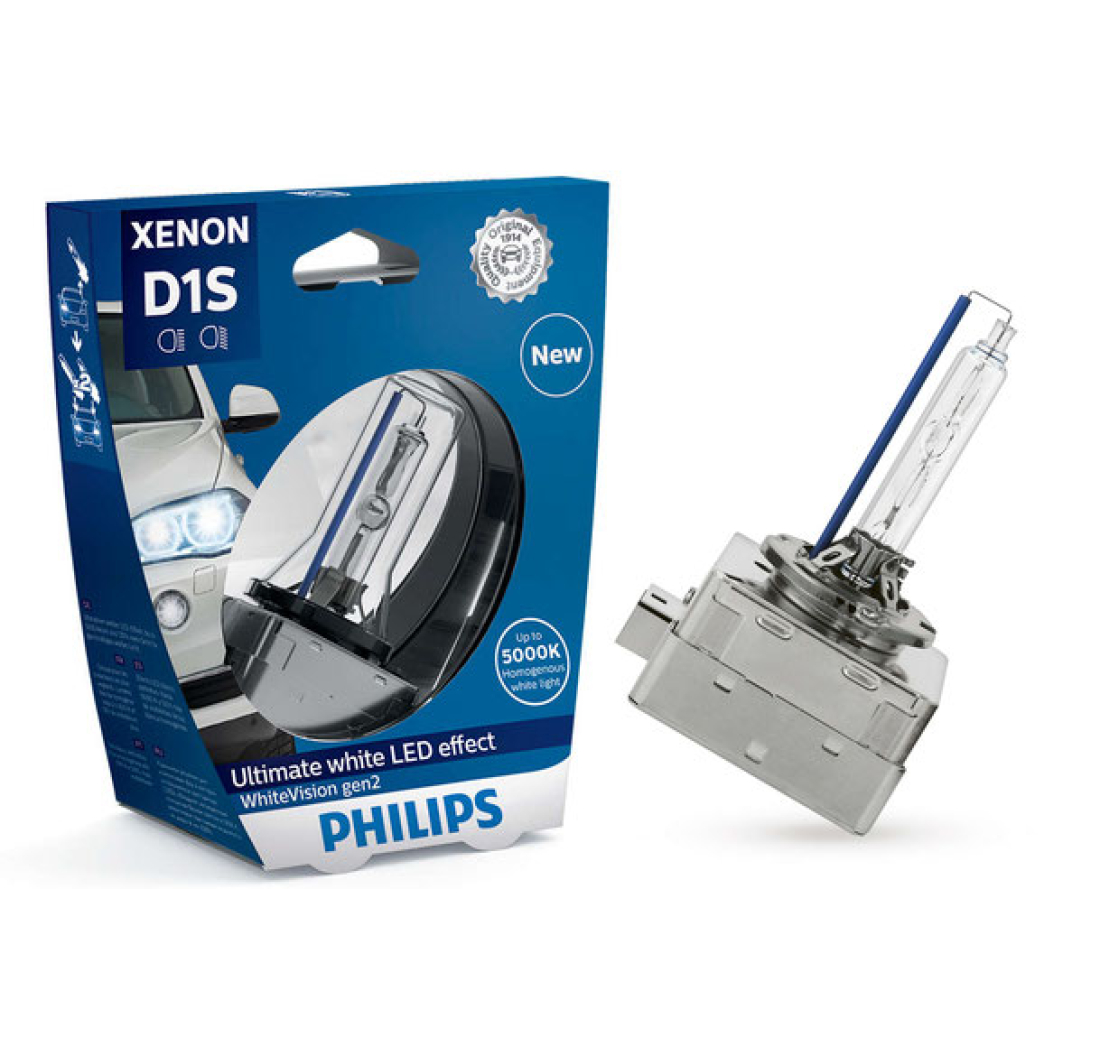 PHILIPS AUTO ŽARULJA D1S 35W/85V WHITE VISION GEN 2 XENON