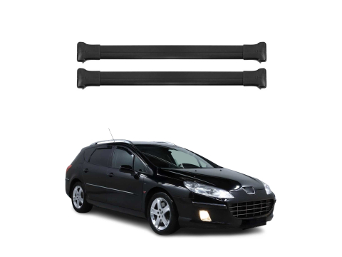 Krovni nosači PEUGEOT 407 SW 2004-2011 | aluminij | Molydon