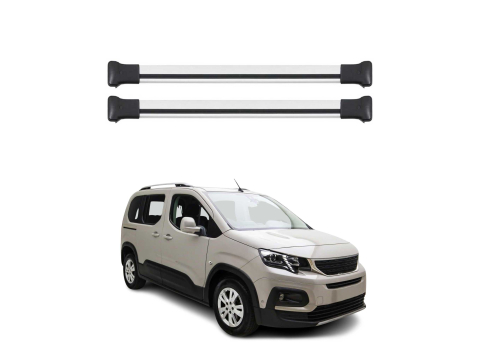 Krovni nosači PEUGEOT PARTNER 2018-2023 | aluminij | Molydon