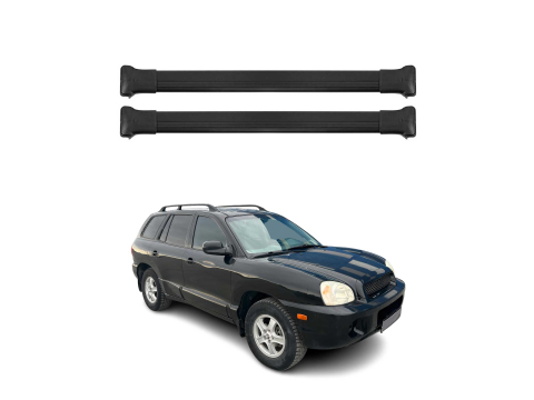 Krovni nosači HYUNDAI SANTA FE 2000-2006 | aluminij | Molydon