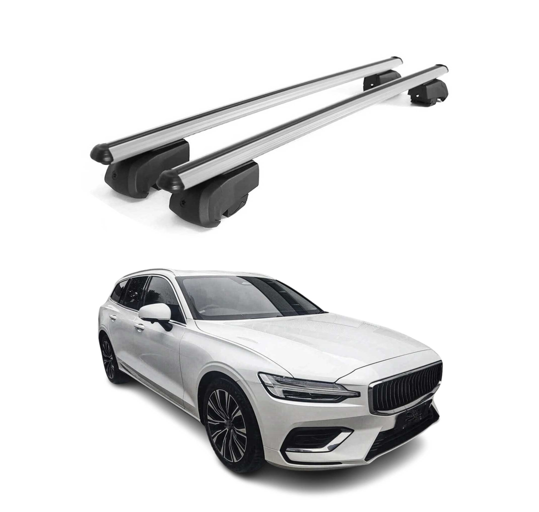 Krovni nosači OMAC VOLVO V60 2019-Roof Racks Boldbar V2 Gray 2Pcs | aluminij | Molydon
