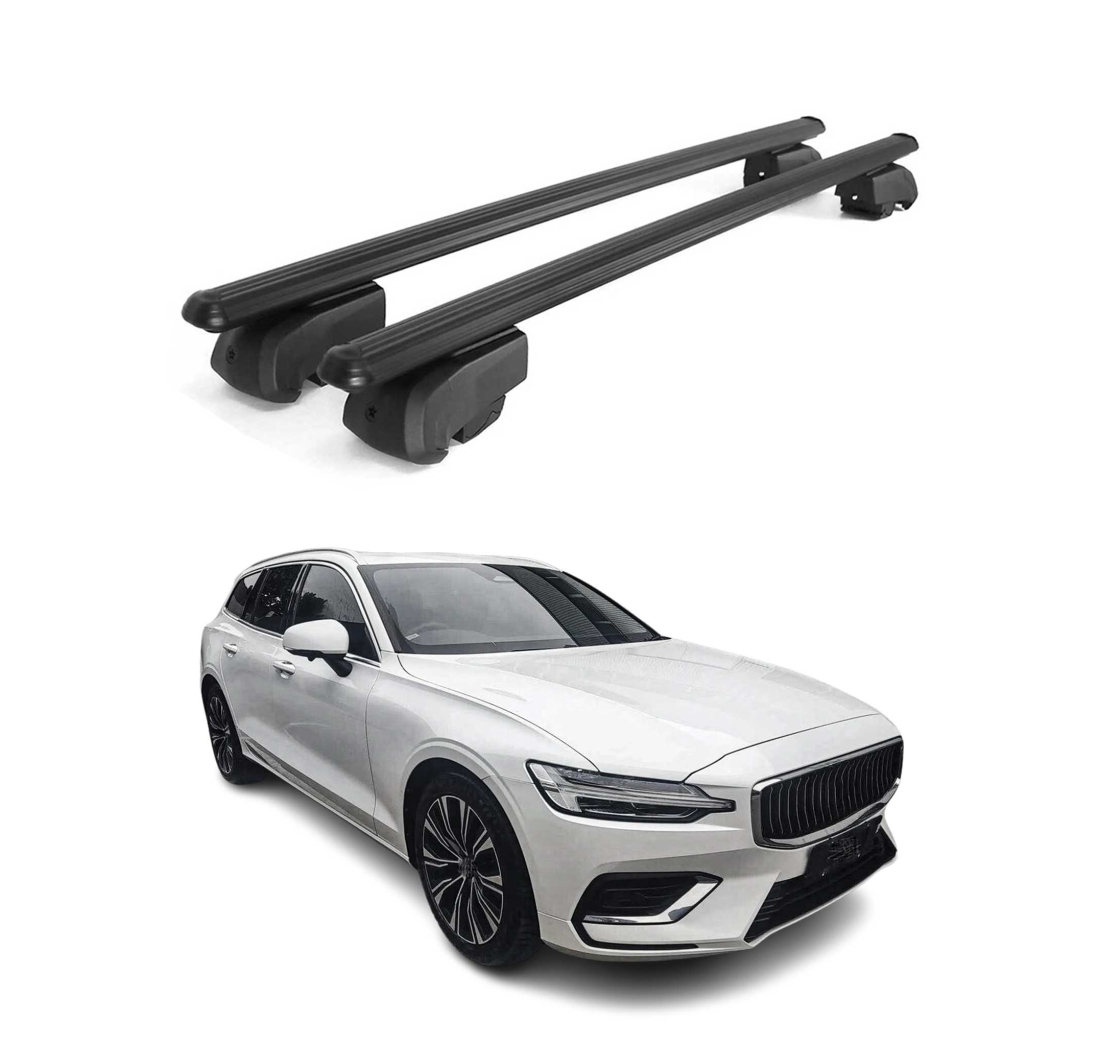Krovni nosači OMAC VOLVO V60 2019-Roof Racks Boldbar V2 Black 2Pcs | aluminij | Molydon