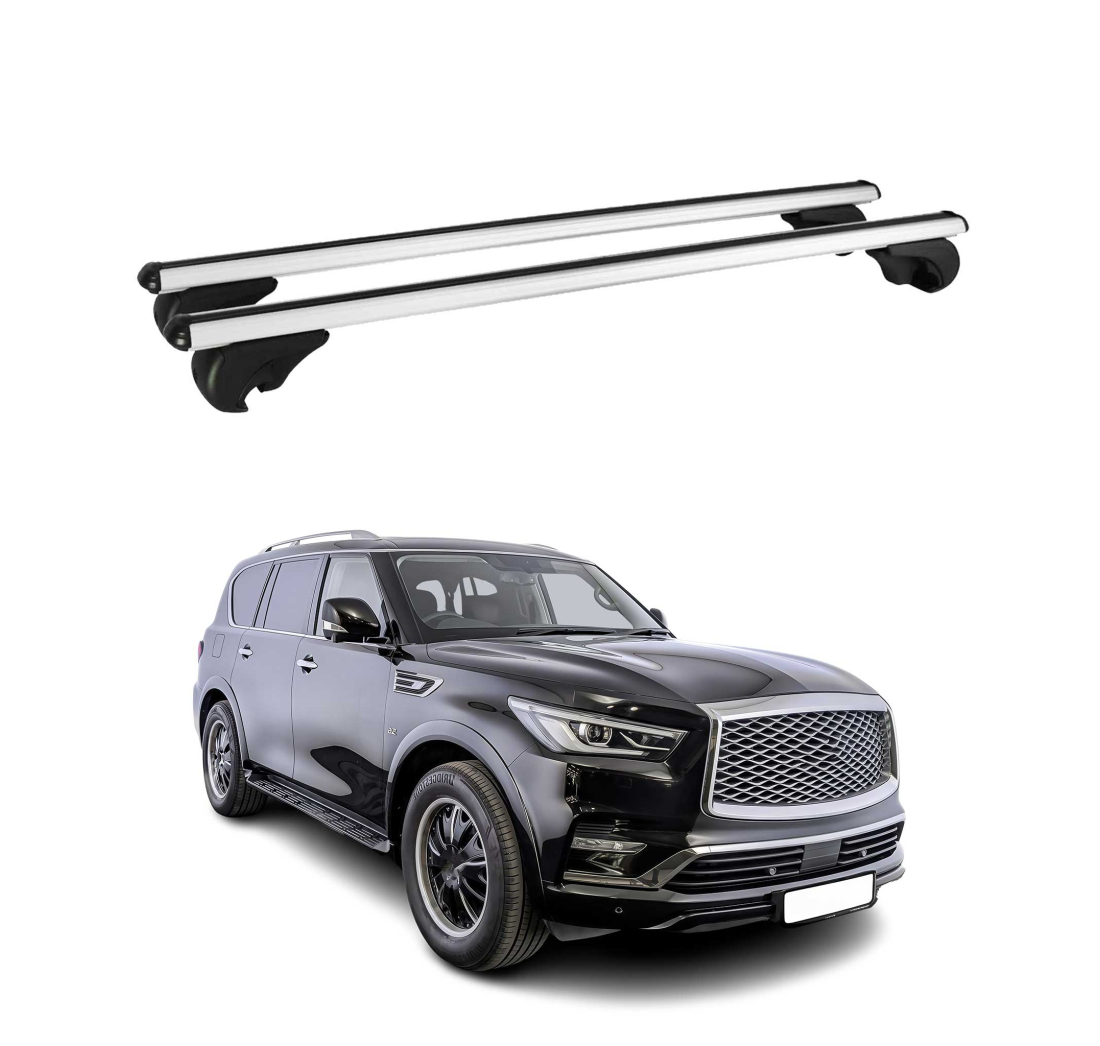 Krovni nosači INFINITI QX80 2014-2023 | aluminij | Molydon