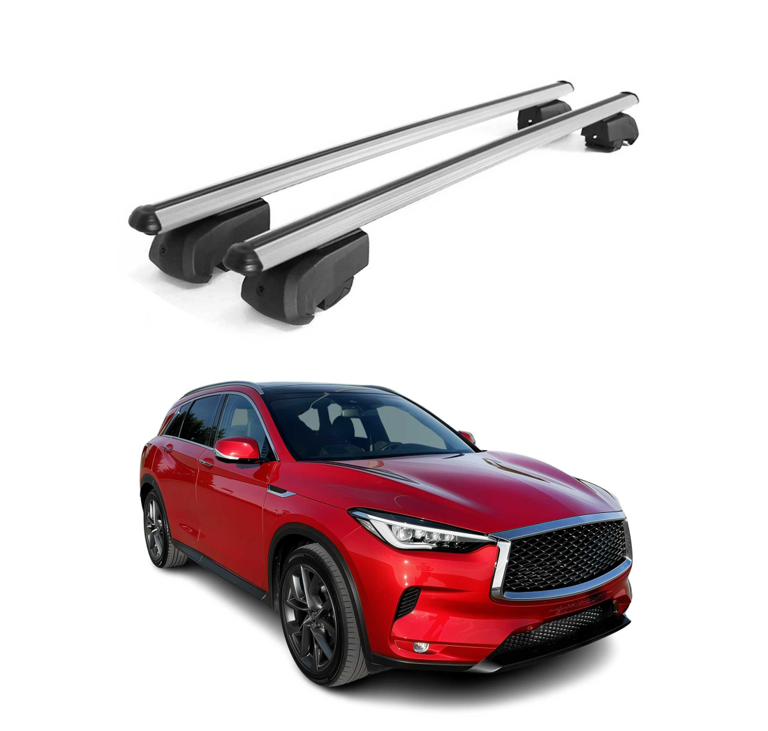 Krovni nosači INFINITI QX50 2013-2019 | aluminij | Molydon