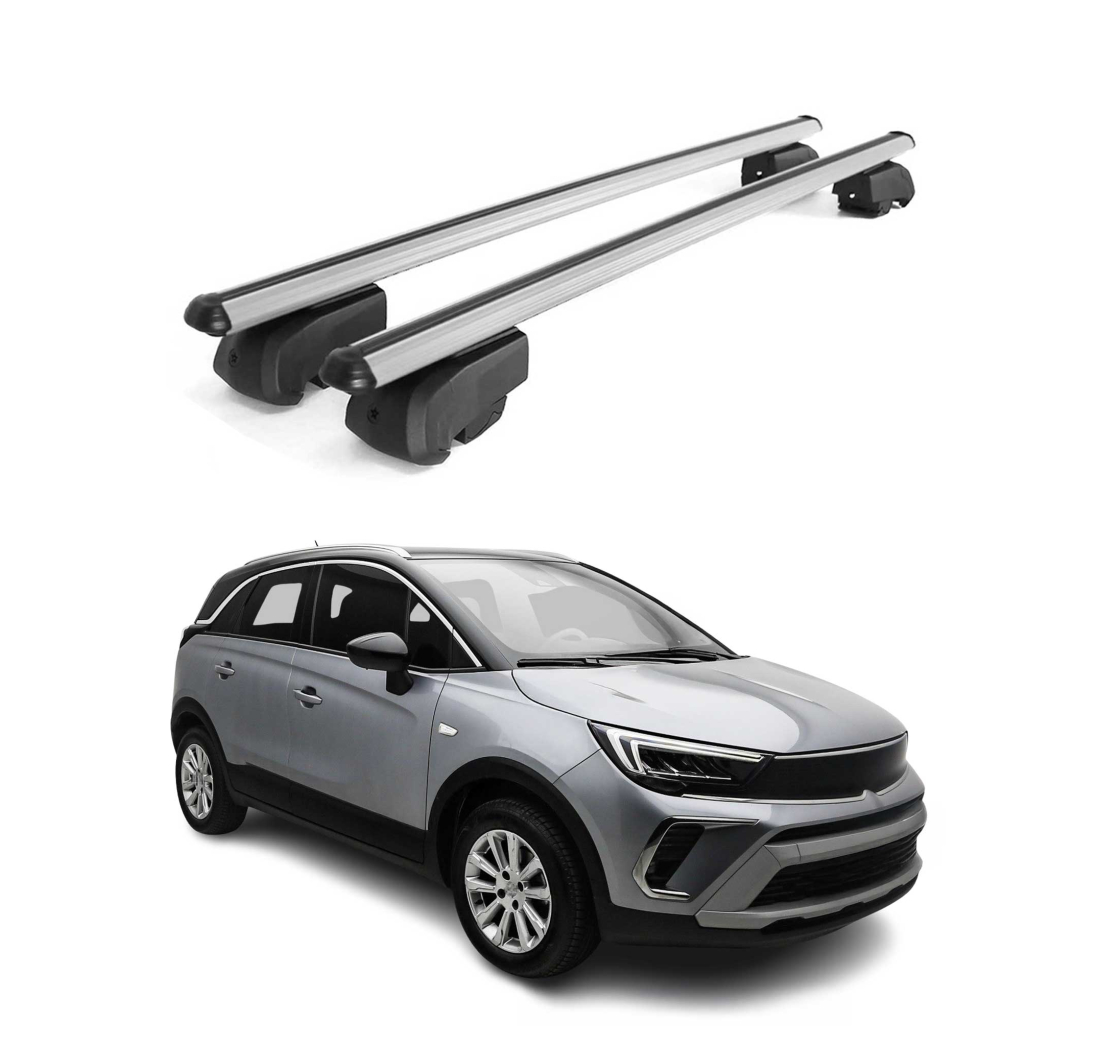 Krovni nosači OPEL CROSSLAND X 2017-2023 | aluminij | Molydon
