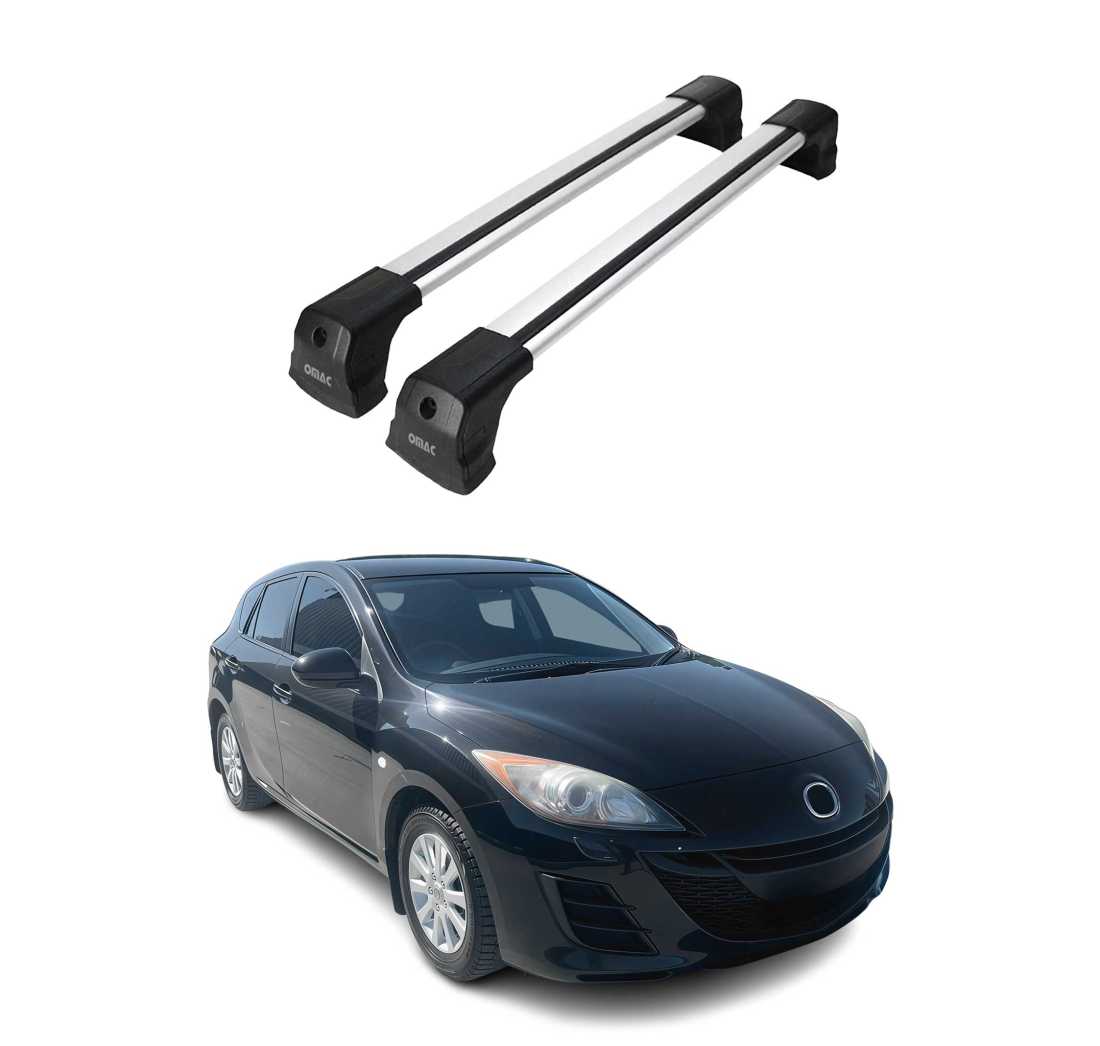 Krovni nosači MAZDA 3 HB 2003-2009 | aluminij | Molydon