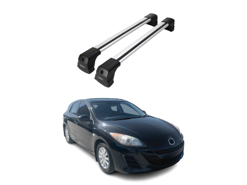 Krovni nosači MAZDA 3 HB 2003-2009 | aluminij | Molydon