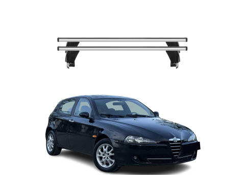 Krovni nosači ALFA ROMEO 147 3-DOOR 2000-2010 | aluminij | Molydon
