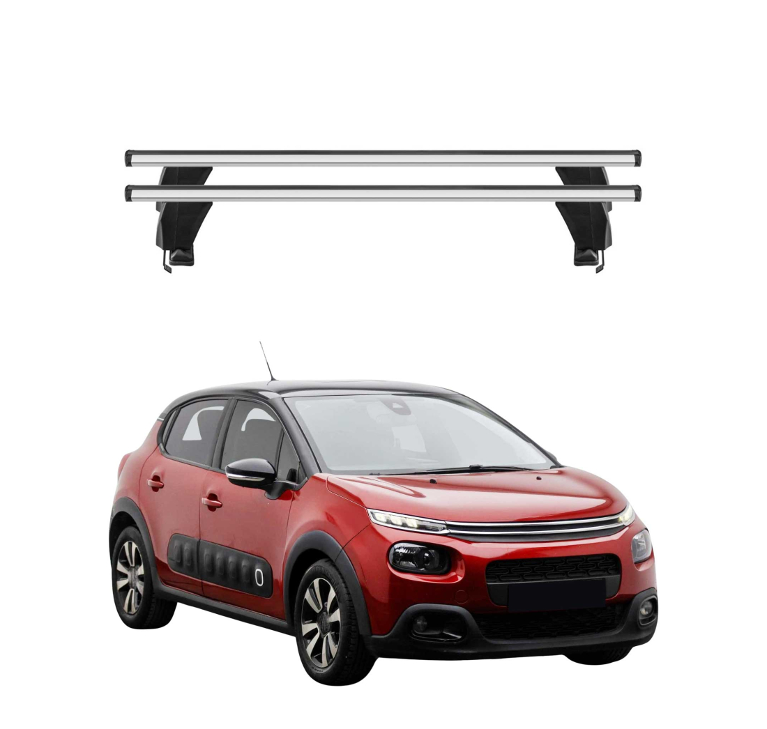 Krovni nosači CITROEN C3 2016-2023 | aluminij | Molydon