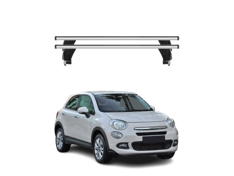 Krovni nosači FIAT 500X 2015-2023 | aluminij | Molydon