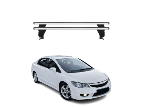 Krovni nosači HONDA CIVIC 2006-2011 | aluminij | Molydon