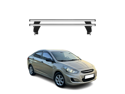 Krovni nosači HYUNDAI ACCENT IV SD 2011-2018 | aluminij | Molydon