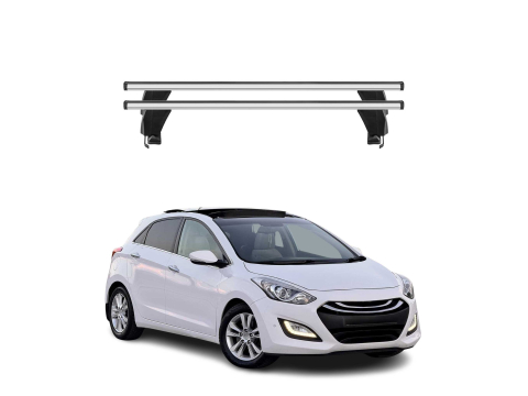 Krovni nosači HYUNDAI I30 2011-2015 | aluminij | Molydon