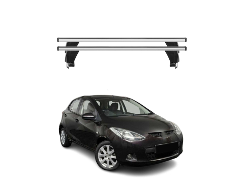 Krovni nosači MAZDA 2 2007-2009 | aluminij | Molydon
