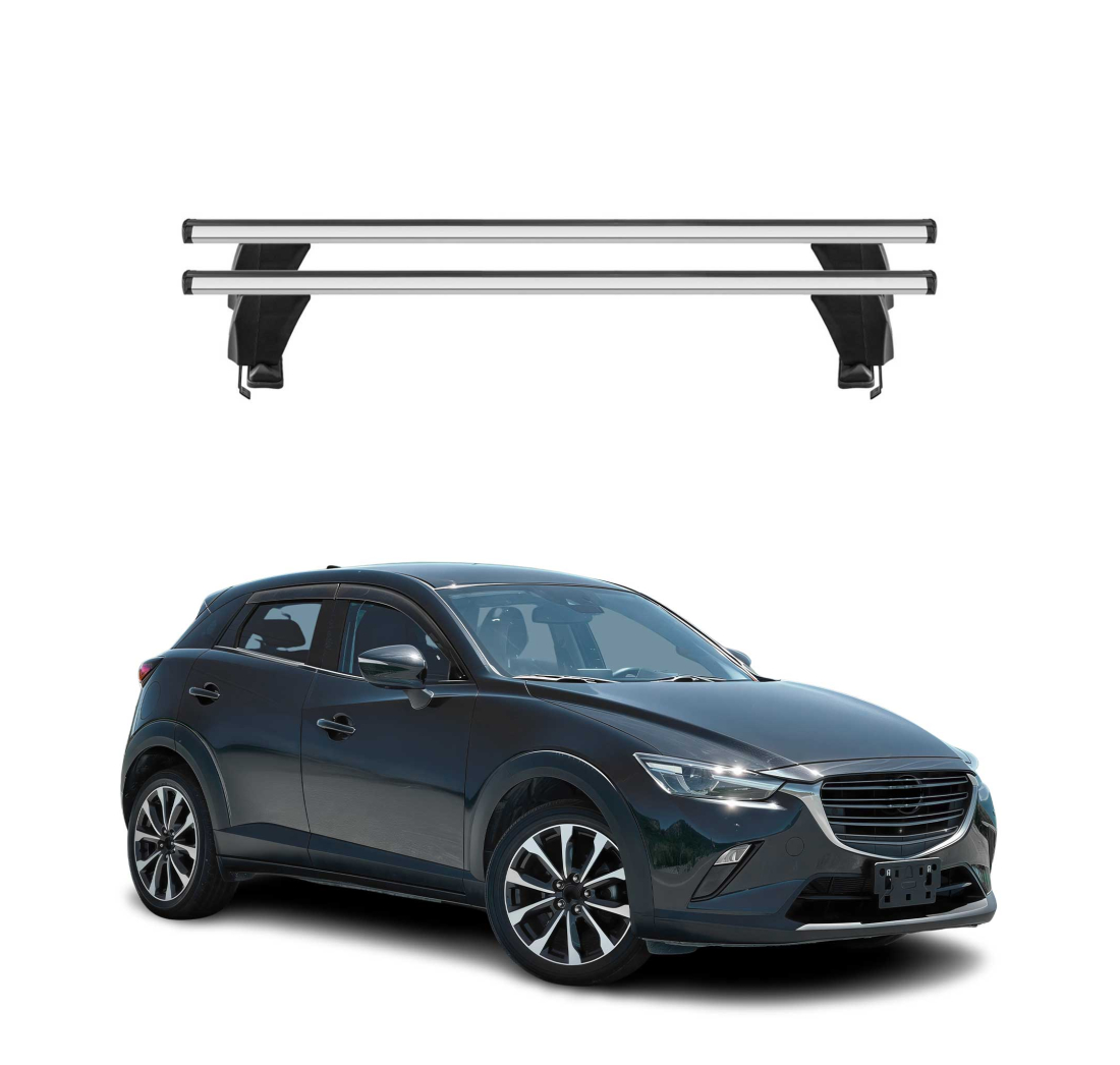 Krovni nosači MAZDA CX-3 2015-2023 | aluminij | Molydon