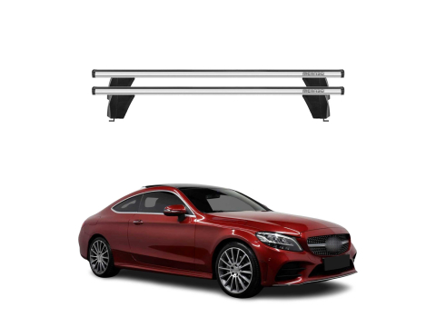 Krovni nosači MERCEDES C COUPE 2015-2023 | aluminij | Molydon