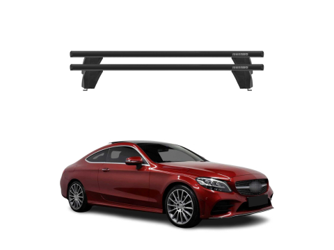 Krovni nosači MERCEDES C COUPE 2015-2023 | aluminij | Molydon