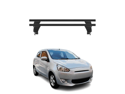 Krovni nosači MITSUBISHI MIRAGE HB 2012-2016 | aluminij | Molydon