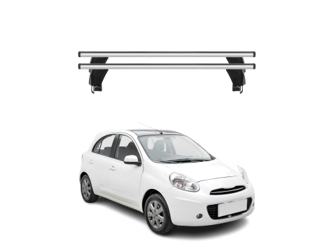 Krovni nosači NISSAN MICRA 2010-2017 | aluminij | Molydon
