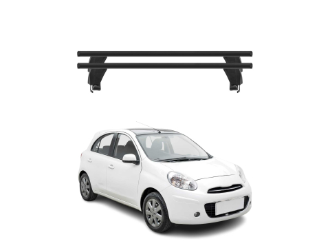 Krovni nosači NISSAN MICRA 2010-2017 | aluminij | Molydon