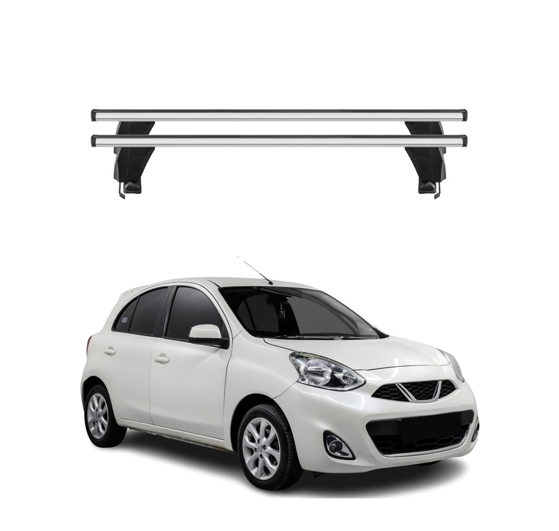 Krovni nosači NISSAN MICRA 2017-2023 | aluminij | Molydon