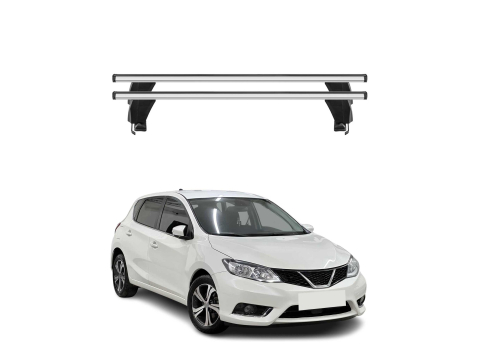 Krovni nosači NISSAN PULSAR 2014-2020 | aluminij | Molydon