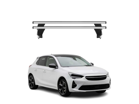 Krovni nosači OPEL CORSA 2019-2023 | aluminij | Molydon