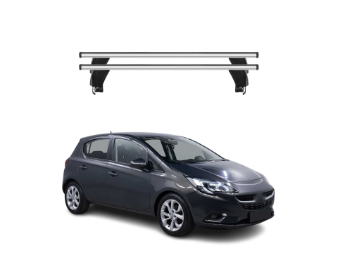 Krovni nosači OPEL CORSA 2015-2019 | aluminij | Molydon