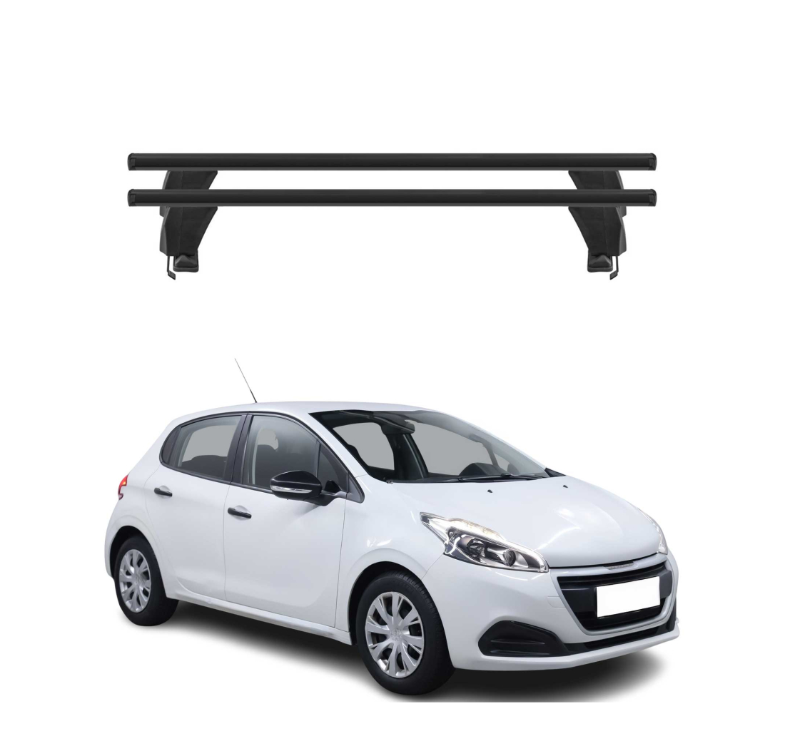 Krovni nosači PEUGEOT 208 2012-2015 | aluminij | Molydon