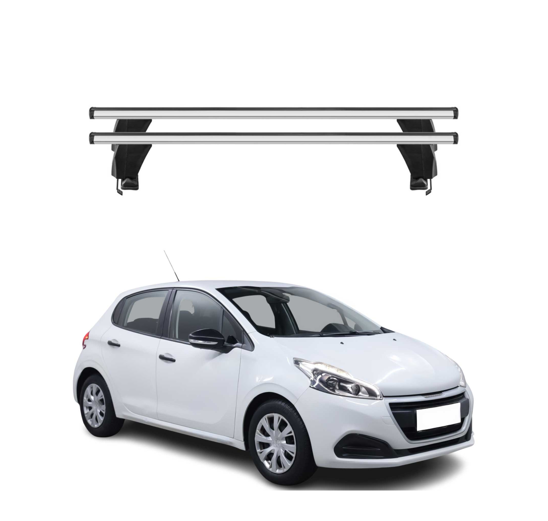 Krovni nosači PEUGEOT 208 2015-2019 | aluminij | Molydon