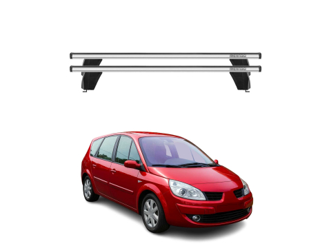 Krovni nosači RENAULT GRAND SCENIC II 2003-2008 | aluminij | Molydon