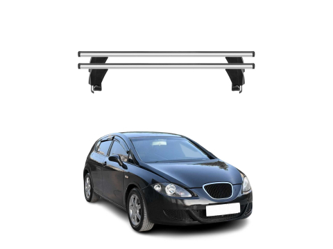 Krovni nosači SEAT LEON II 2005-2009 | aluminij | Molydon