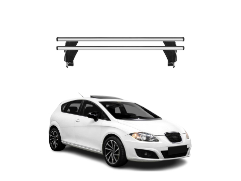 Krovni nosači SEAT LEON II 2009-2013 | aluminij | Molydon